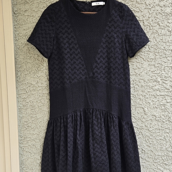 b+ab Dresses & Skirts - b+ab Black Lace Eyelet Dress